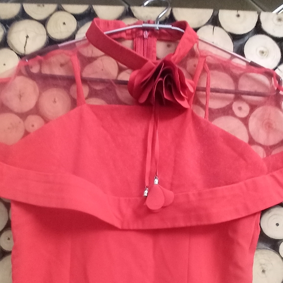 Red fish cut dress girls 12-14 - Picture 4 of 9